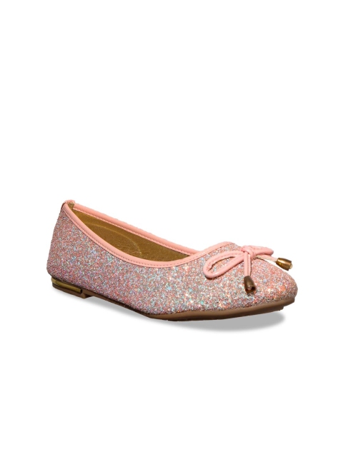 

Khadims Women Pink Embellished Ballerinas