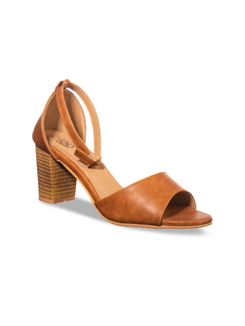

Khadims Women Brown Solid Sandals