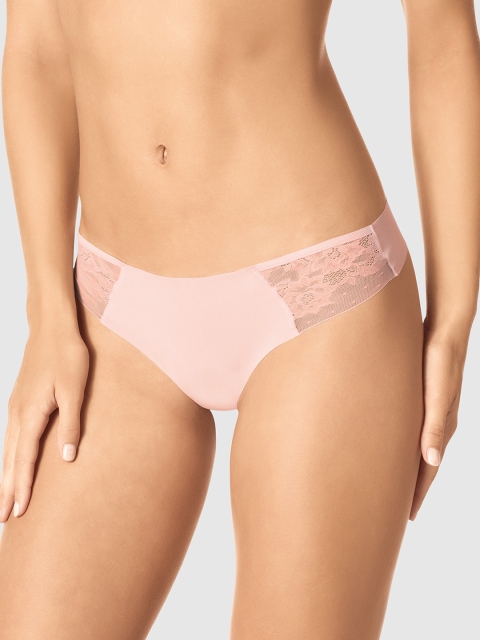 

La Senza Women Pink Solid Bikini Briefs 11136252-99S7