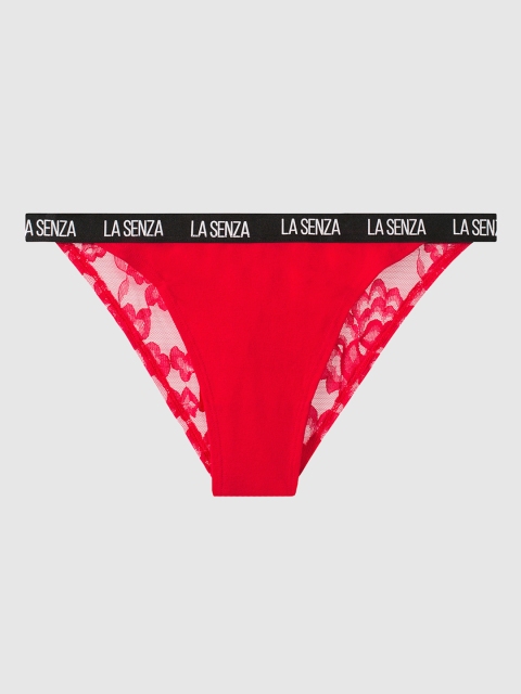 

La Senza Women Red Lace Bikini Brief 11144403-04SO