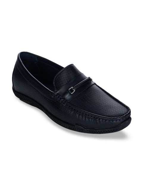 

Liberty Men Navy Blue Driving Perforations Driving Shoes