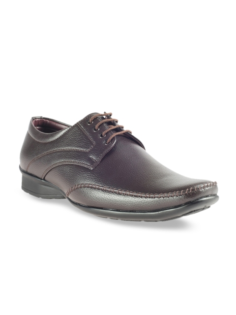 

Khadims Men Brown Solid Formal Derbys