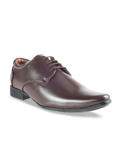 

Khadims Men Brown Solid Formal Derbys
