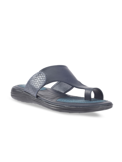 

Khadims Men Navy Blue Comfort Sandals