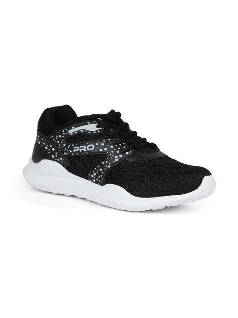 

Khadims Men Black Woven Design Sneakers
