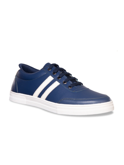 

Khadims Men Navy Blue Solid Sneakers