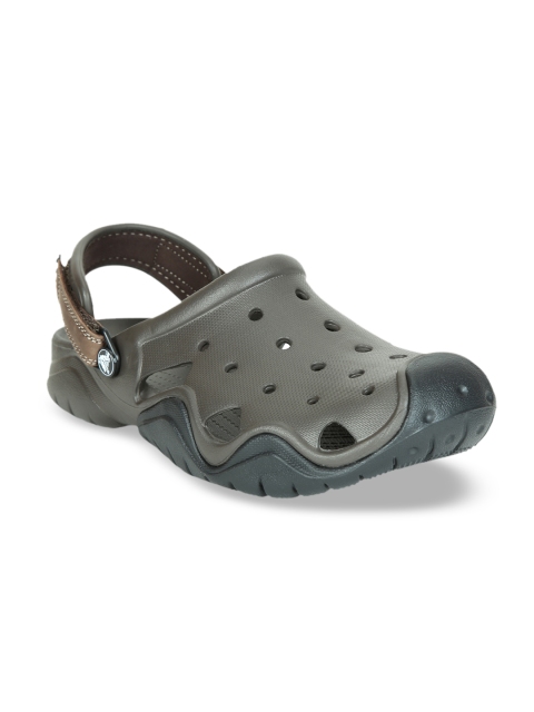 

Crocs Men Brown Swiftwater Clogs