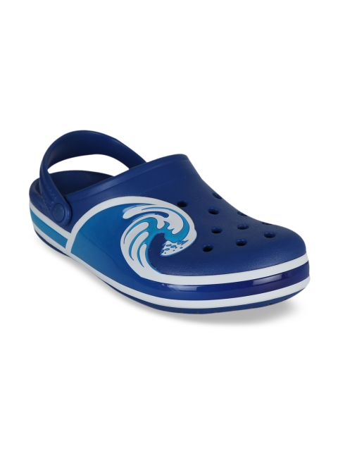 

Crocs Men Blue Printed Crocband Clogs