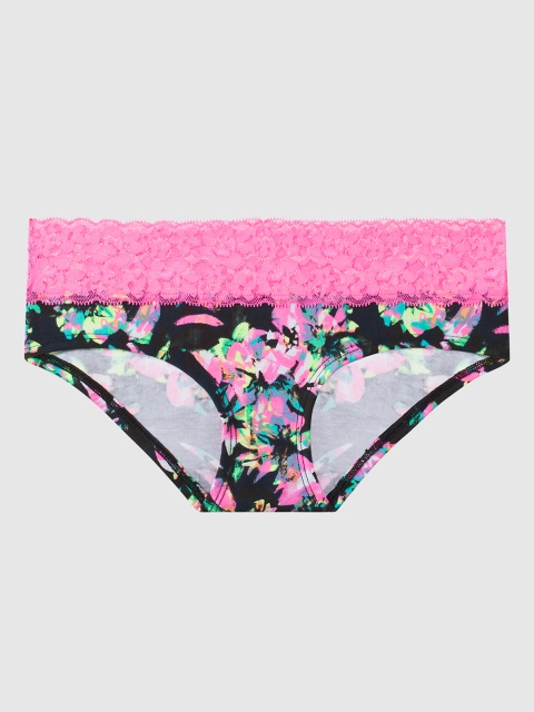 

La Senza Women Pink Floral Print Cotton Hipster Briefs 11052615-4KKS