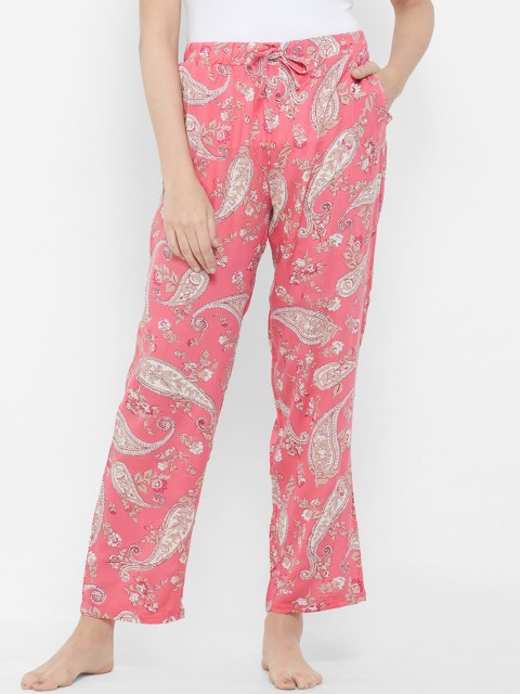 

Soie Women Pink Printed Lounge Pants