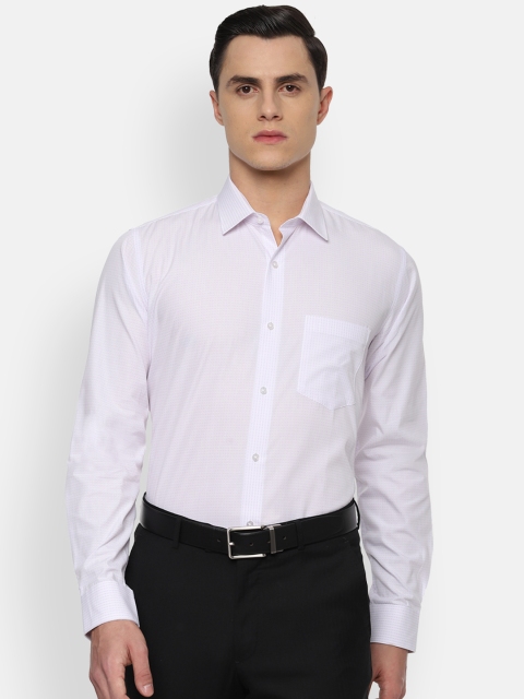 

Van Heusen Men White Slim Fit Solid Formal Shirt