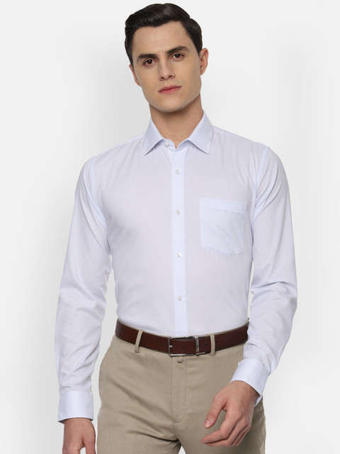 

Van Heusen Men Blue Slim Fit Solid Formal Shirt
