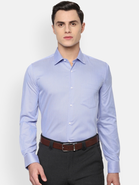 

Van Heusen Men Blue Slim Fit Solid Formal Shirt