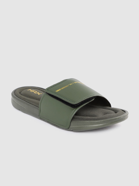 

HRX by Hrithik Roshan Men HRX Memory Foam Sliders, Olive