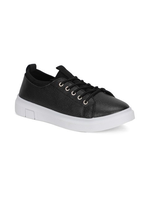 

Khadims Women Black Sneakers