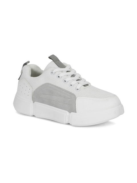 

Khadims Women Off-White Colourblocked Sneakers