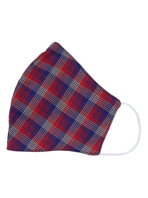 

Be Indi Pack of 10 Unisex Anti-Microbial 3-Layer Outdoor Mask, Red