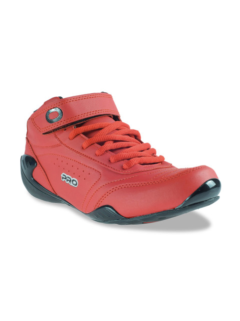 

Khadims Men Red Solid Sneakers