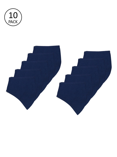 

The Vanca Unisex 10 Pcs Solid 3-Ply Anti-Pollution Reusable Outdoor Masks, Blue