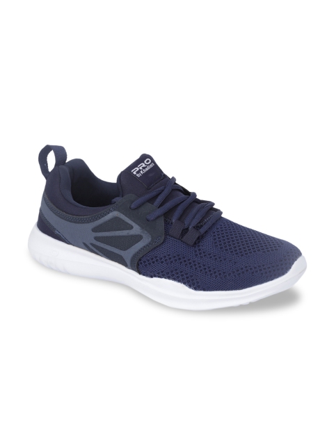 

Khadims Men Navy Blue Textile Running Shoes