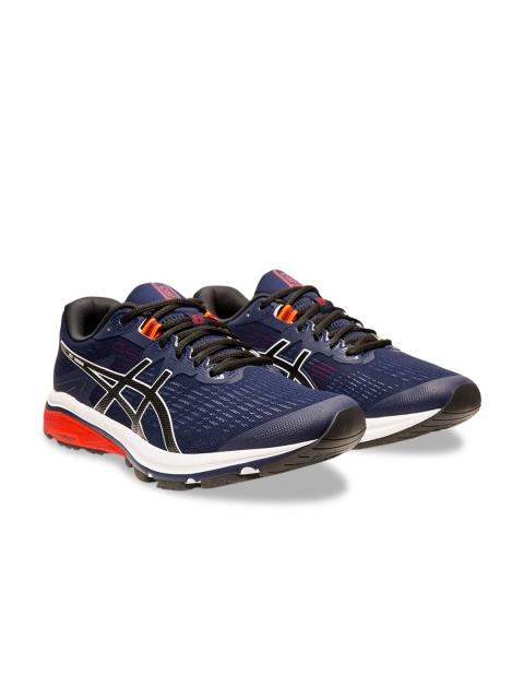 

ASICS Men Navy Blue Synthetic Running Shoes