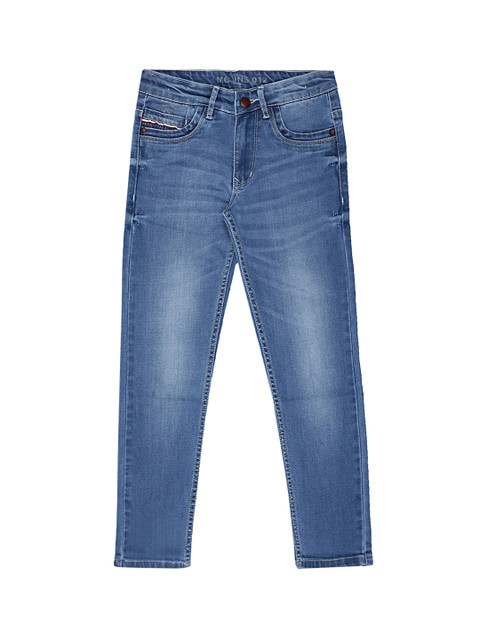 

Monte Carlo Boys Blue Regular Fit Mid-Rise Clean Look Jeans