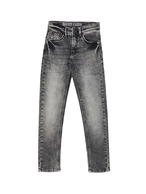 

Monte Carlo Boys Grey Regular Fit Mid-Rise Clean Look Jeans