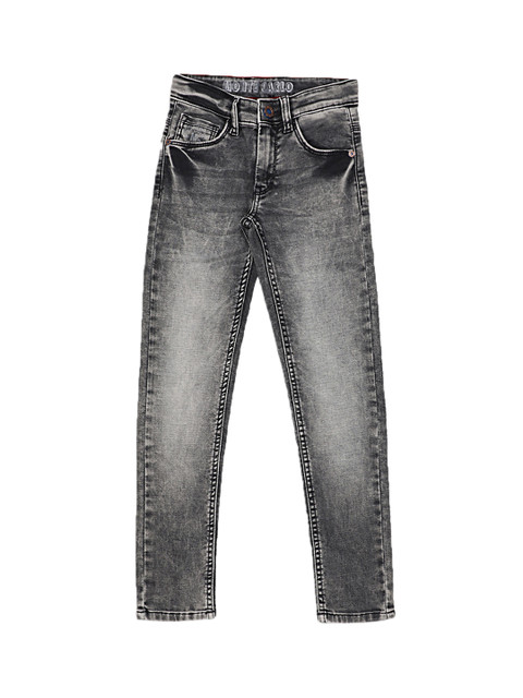 

Monte Carlo Boys Grey Regular Fit Mid-Rise Clean Look Jeans