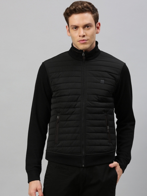 

RARE RABBIT Men Black Solid Insulator Padded Jacket