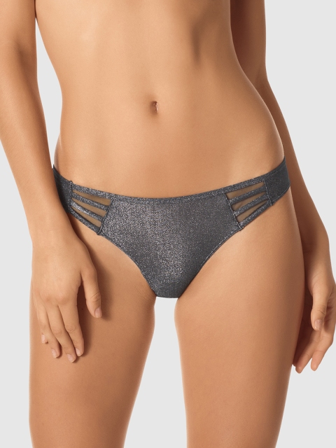 

La Senza Women Charcoal Grey Solid Bikini Briefs 11136113-03YZ