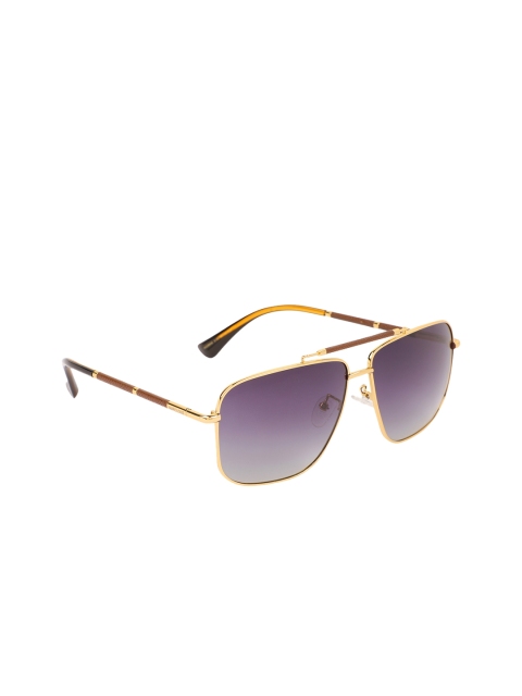 

MARC LOUIS Men Polarized Square Sunglasses GG3904S C02 SG, Purple