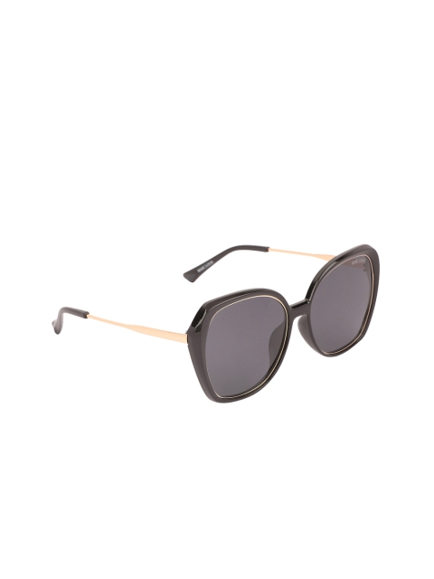 

MARC LOUIS Women Square Sunglasses 2034BLACKSG, Black