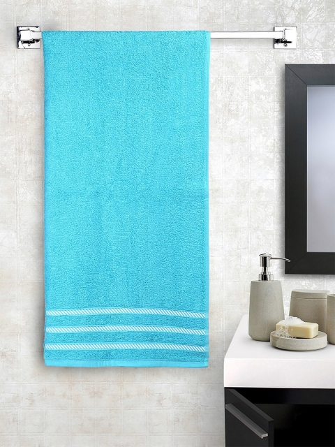 

Trident Unisex Blue Solid 380 GSM Comfort Living Bath Towel