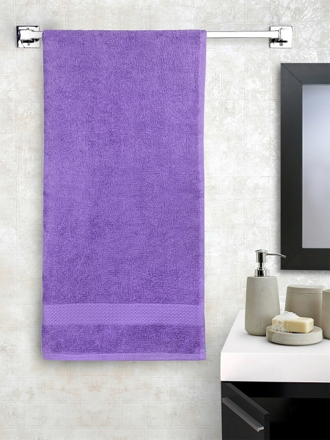 

Trident Unisex Purple Solid 380 GSM Medium Bath Towel