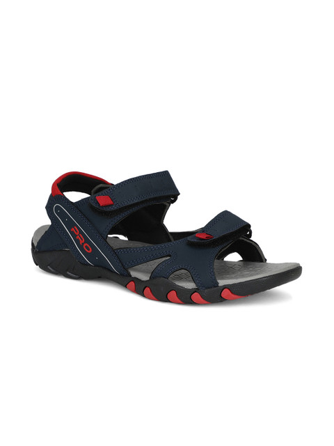

Khadims Men Navy Blue Comfort Sandals