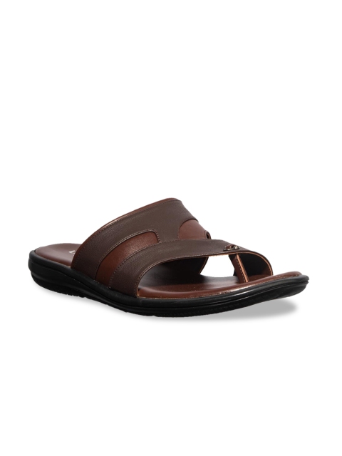 

Khadims Men Brown Comfort Sandals