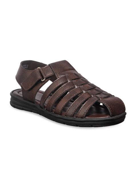 

Khadims Men Brown Fisherman Sandals