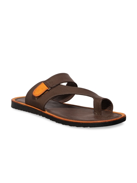 

Khadims Men Brown Comfort Sandals