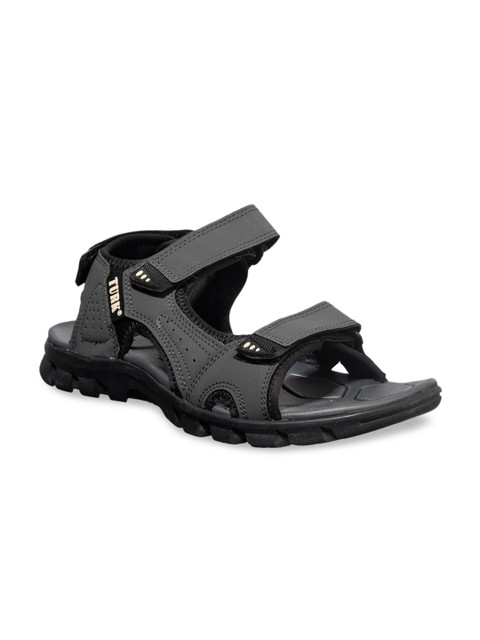 

Khadims Men Grey Comfort Sandals