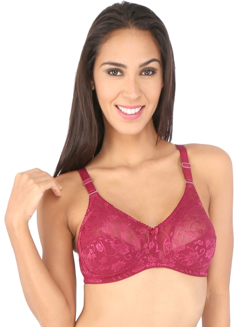 

Bralux Magenta Lace Medium-Coverage Bra