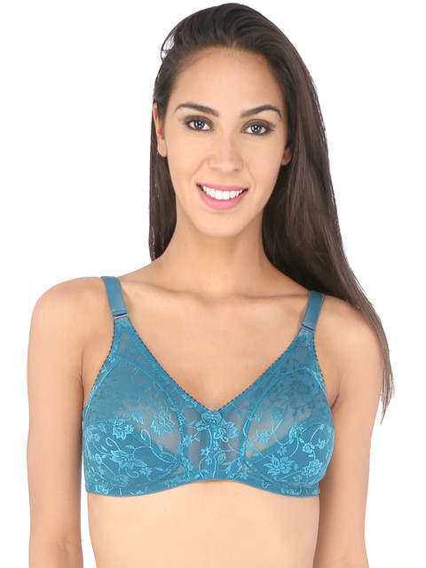 

Bralux Blue Lace Medium-Coverage Bra