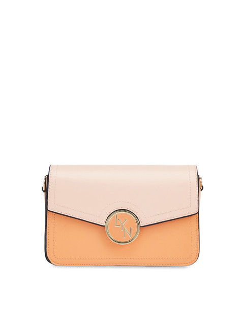 

LYN Orange Solid Sling Bag