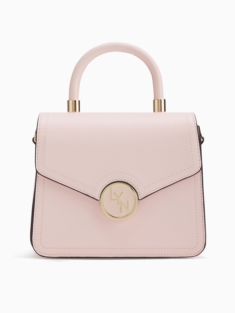 

LYN Pink Solid Handheld Bag