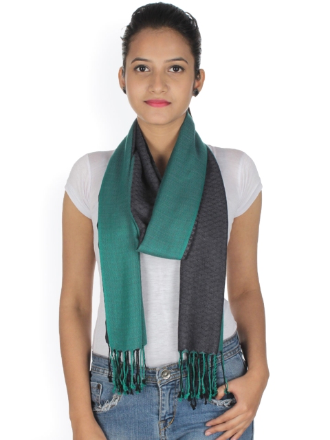 

Anekaant Unisex Green Stole