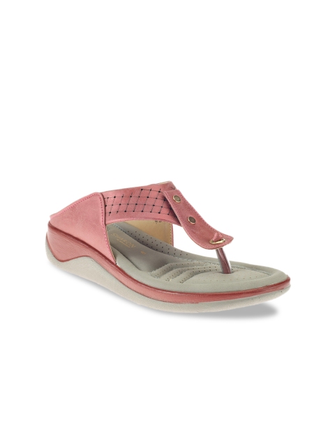 

Khadims Women Red Solid Sandals