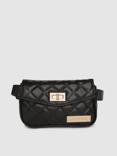 

CARLTON Women Black Quilted Fanny Pack