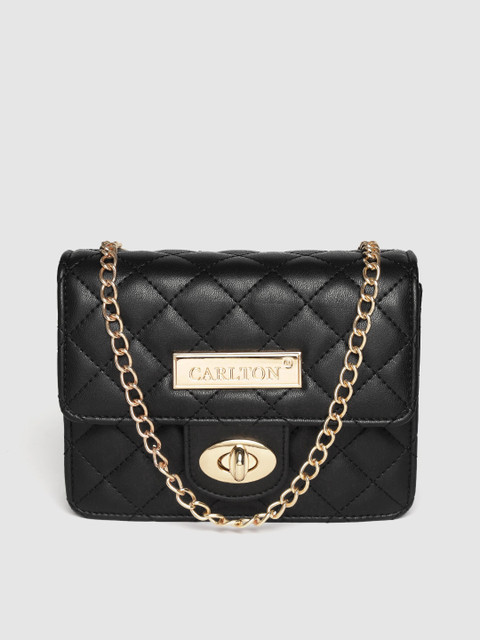 

CARLTON Black Quilted Small Sling Bag
