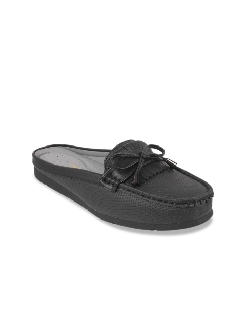 

Metro Women Black Solid Mules