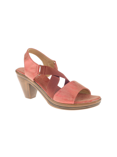 

Khadims Women Pink Solid Block Heels