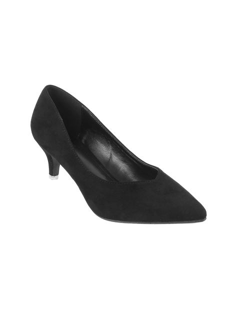 

Metro Women Black Solid Pumps